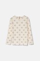 United Colors of Benetton longsleeve copii 36LKG10FF.P.Seasonal bej AW24
