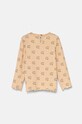 Дитячий лонгслів United Colors of Benetton 36LKG10FF.P.Seasonal помаранчевий AW24
