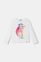 United Colors of Benetton longsleeve din bumbac pentru copii print alb 3ATNC10MJ.G.Seasonal