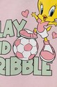 DÍVKA Dětské bavlněné tričko s dlouhým rukávem United Colors of Benetton x Looney Tunes 3ATNG10HG.P.Seasonal růžová