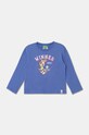 Дитячий бавовняний лонгслів United Colors of Benetton x Looney Tunes бавовна фіолетовий 3ATNG10HG.P.Seasonal