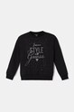 Guess bluza bawełniana dziecięca aplikacja czarny J4BQ05.KAV34.9BYH
