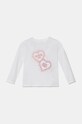 Guess longsleeve dziecięcy z elastanem biały K4BI04.J1314.9BYH