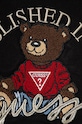Dziewczynka Guess longsleeve bawełniany dziecięcy J4BI10.I3Z14.9BYH czarny