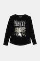 Guess longsleeve dziecięcy aplikacja czarny J4BI30.J1314.9BYH