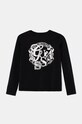Dětské bavlněné tričko s dlouhým rukávem Guess s elastanem černá J4BI03.J1314.9BYH