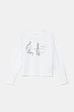 Детский лонгслив Guess с эластаном белый J4BI01.J1314.9BYH