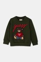 Detská bavlnená mikina Guess bavlna zelená H4BT02.KAX73.9BYH