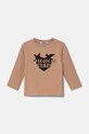 Дитячий лонгслів Pinko Up з еластаном рожевий F4PIBGTH174