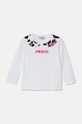 Dětské tričko s dlouhým rukávem Pinko Up s elastanem bílá F4PIBGTH195