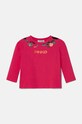 Dječja majica dugih rukava Pinko Up s elastinom roza F4PIBGTH195