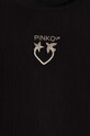 Дівчинка Дитячий лонгслів Pinko Up F4PIBGTN148 чорний