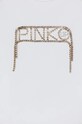 Дівчинка Дитячий бавовняний лонгслів Pinko Up F4PIJGTH024 білий