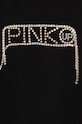 Дівчинка Дитячий бавовняний лонгслів Pinko Up F4PIJGTH024 чорний