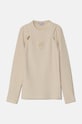 Детский лонгслив Pinko Up аппликация бежевый F4PIJGTH144
