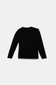 Дитячий бавовняний лонгслів Pinko Up F4PIJGTH151 чорний AW24