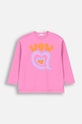 Coccodrillo longsleeve dziecięcy z elastanem różowy ZC4143105VGA