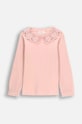Coccodrillo longsleeve dziecięcy z elastanem różowy ZC4143103RGK