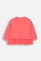 Coccodrillo longsleeve din bumbac pentru copii ZC4143101HGN roz AW24
