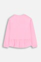 Coccodrillo longsleeve dziecięcy ZC4143104LGD różowy AW24