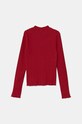 United Colors of Benetton longsleeve copii 3F1AC203O.G.Seasonal burgundia AW24