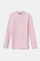 United Colors of Benetton maglietta a maniche lunghe per bambini tessuto elasticizzato rosa 3F1AG200S.P.Seasonal