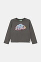 Дитячий бавовняний лонгслів United Colors of Benetton бавовна сірий 3ATNG10HJ.P.Seasonal