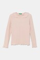Дитячий лонгслів United Colors of Benetton з еластаном рожевий 3F1AG10H6.P.Seasonal