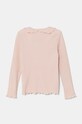 United Colors of Benetton longsleeve copii 3F1AG10H6.P.Seasonal roz AW24