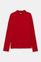 Хлопковый детский лонгслив United Colors of Benetton хлопок красный 3AOUC201O.G.Repro.9BYH