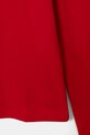 Fete United Colors of Benetton longsleeve din bumbac pentru copii 3AOUC201O.G.Repro.9BYH rosu
