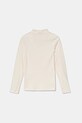 Хлопковый детский лонгслив United Colors of Benetton 3AOUC201O.G.G.Seasonal бежевый AW24