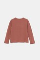 United Colors of Benetton longsleeve din bumbac pentru copii 3ATNG10GI.P.Seasonal portocaliu AW24
