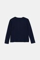 Detská bavlnená košeľa s dlhým rukávom United Colors of Benetton 3ATNG10GI.P.Seasonal tmavomodrá AW24