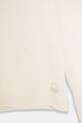 Fete United Colors of Benetton longsleeve din bumbac pentru copii 3AOUG2008.P.Seasonal bej