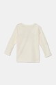 Otroška bombažna majica z dolgimi rokavi United Colors of Benetton 3ATNA105F.G.W.Seasonal bež AW24