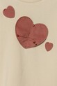 Девочка Хлопковый детский лонгслив United Colors of Benetton 3AOUG10H3.P.Seasonal бежевый