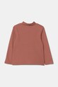 Detská bavlnená košeľa s dlhým rukávom United Colors of Benetton 3AOUG10H3.P.Seasonal oranžová AW24