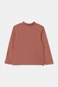 United Colors of Benetton longsleeve din bumbac pentru copii 3AOUG10H3.P.Seasonal portocaliu AW24