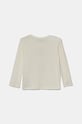 Хлопковый детский лонгслив United Colors of Benetton 3ATNG10GQ.P.Seasonal бежевый AW24