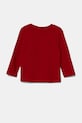 Дитячий бавовняний лонгслів United Colors of Benetton 3ATNG10GQ.P.Seasonal червоний AW24