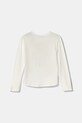Хлопковый детский лонгслив United Colors of Benetton 3VR5C10OQ.G.Seasonal белый AW24