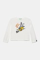 Дитячий бавовняний лонгслів United Colors of Benetton бавовна білий 3VR5G10JA.P.Seasonal