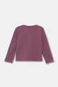 United Colors of Benetton longsleeve din bumbac pentru copii 3VR5G10JA.P.Seasonal violet AW24