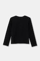 Хлопковый детский лонгслив United Colors of Benetton 3VR5G10JA.P.Seasonal чёрный AW24