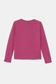 Хлопковый детский лонгслив United Colors of Benetton 3VR5C10OJ.G.Seasonal фиолетовой AW24