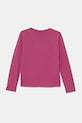 Detská bavlnená košeľa s dlhým rukávom United Colors of Benetton 3VR5C10OJ.G.Seasonal fialová AW24