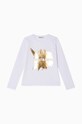 Patrizia Pepe longsleeve copii J061 print alb 7M0867
