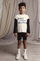 Dětské tričko s dlouhým rukávem Mini Rodini Mallorca 2462012911 bílá