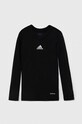 Дитячий лонгслів adidas Performance TEAM BASE TEE інші чорний GN5710